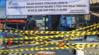 3 Pedagang Positif Covid-19, Pasar Minggu Ditutup