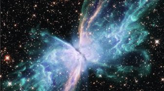 Cantik, Nebula Berbentuk Kupu-Kupu Terekam Teleskop Hubble