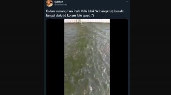 Bangkrut Gara-gara Corona, Kolam Renang Disulap Jadi Kolam Lele