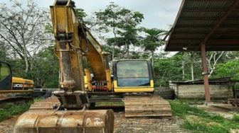 Baru Nyumbang Rp 12 Juta, Ekskavator Diskan Kuansing Sudah Rusak Lagi