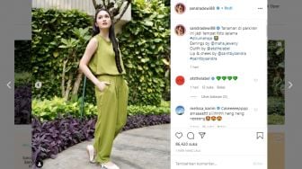 Begini Reaksi Sandra Dewi Saat Diminta Pindah Agama