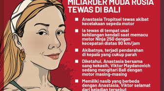 INFOGRAFIS: Kronologi Miliarder Muda Rusia Tewas di Bali