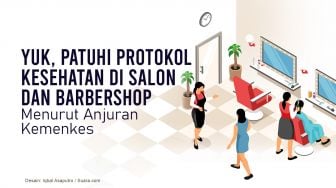 INFOGRAFIS: Protokol Kesehatan di Salon dan Barbershop