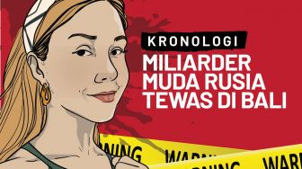 INFOGRAFIS: Kronologi Miliarder Muda Rusia Tewas di Bali