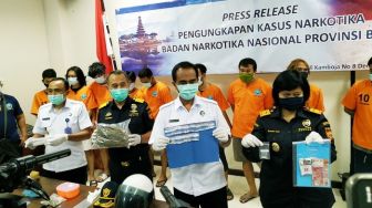BNNP Bali Ringkus Komplotan Narkoba dengan Modus Transaksi Online