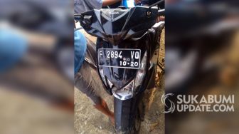 Gegara Ngebut, Pemilik Rusak Motor Sendiri Saat Dikejar Warga di Sukabumi