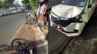 Diduga Ngebut, Mobil Tabrak Pesepeda Hingga Tewas di Bantul