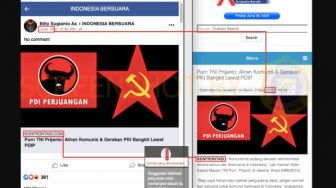 CEK FAKTA: Benarkah Komunisme dan Gerakan PKI Bangkit Lewat PDIP?