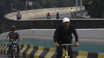 Polemik Jalur Sepeda di Tol Jakarta, Polisi Tunggu Izin Kementerian PUPR