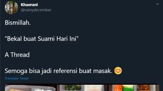 Bekal Buat Suami Masih Trending, Netizen Bahas Resep Masak dan Feminisme