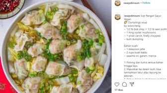 Resep Sop Pangsit Sayur, Santapan Sehat Usai Sepedaan