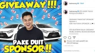 Disebut Tak Keluar Uang Untuk Giveaway, Baim Wong Sakit Hati