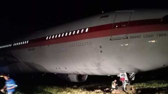 AP 1 Sebut Pesawat Garuda Keluar Landasan Pacu di Bandara Sultan Hasanuddin
