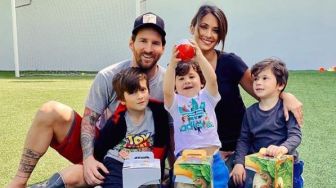 Lionel Messi Bagikan Skill Olah Bola Sang Anak, Netizen Kagum