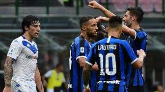 Inter Milan Pesta Gol ke Gawang Brescia