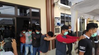 Menggunakan Surat Palsu, Enam Pemuda di Amankan Polres Bangka Barat