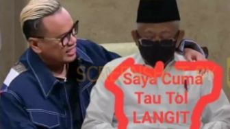 CEK FAKTA: Benarkah Foto Uya Kuya Menghipnotis Maruf Amin?