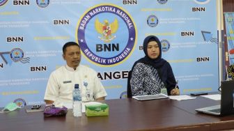 BNN Kota Tangerang Kampanye Virtual Hidup 100 Persen Tanpa Narkoba