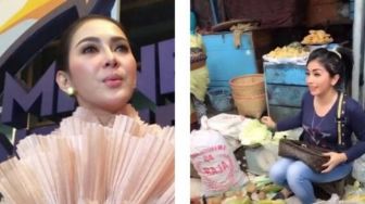 Tak Kalah Cetar! Selain Penjual Rujak, Pedagang Sayur Ini Juga Mirip Syahrini