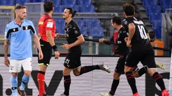 Hasil Liga Italia: Milan Gilas Lazio 3-0 di Olimpico