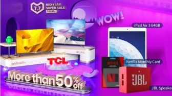 TCL 32A5 dan 43A8 Bakal Diskon Up to 50% di Lazada Mid Year Campaign