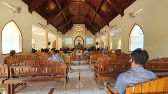 Kantongi Rekomendasi Gugus Tugas, Jemaat GKJ Temon Kembali Ibadah di Gereja