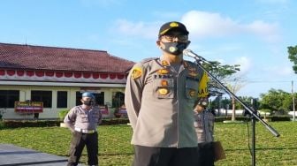 Kapolres Bangka Barat Umumkan Hasil Rapid Test 392 Personil