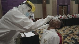 Pemain Timnas Indonesia U-16 Bersyukur bisa Rapid dan Swab Test Gratis