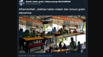Viral Rumah Makan Gratis di Twitter, Warganet: Dapat Uang Dari Mana?