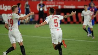 Gol Lucas Ocampos Bawa Sevilla Kalahkan Eibar