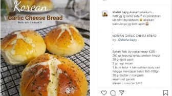 Viral Korean Cheese Garlic Bread, Ini Resep dan Cara Membuatnya di Rumah