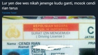 Tak Kalah Unik dari Dita Leni Ravia, Pria Ini Bernama Cendi Rian