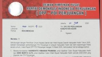 Anak Orang Dekat Jokowi Balon Bupati Kediri dari PDIP, Dilarang Protes