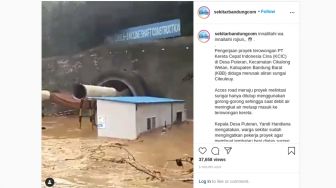 Ada Sumbatan Jalur Air Sebabkan Banjir Di Dekat Proyek Kereta Cepat