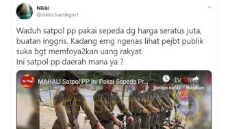 CEK FAKTA: Benarkah Satpol PP Pamer Pakai Sepeda Brompton?