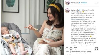 Shandy Aulia Beri MPASI saat Bayinya Baru Usia 4 Bulan, Bolehkah?