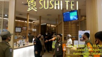 Tak Batasi Pengunjung, Restoran Sushi Tei di Jakbar Didenda Rp10 Juta