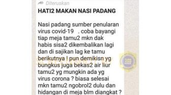 CEK FAKTA: Benarkah Nasi Padang Jadi Sumber Penularan Covid-19?