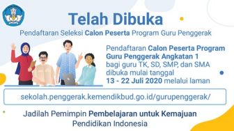 Kemendikbud Mulai Buka Seleksi Calon Guru Penggerak