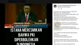 CEK FAKTA: Benarkah Istana Resmikan PKI Diperbolehkan di Indonesia?