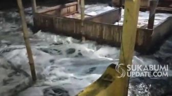 Penjaga Pantai Siaga, Gelombang Pasang Landa Pesisir Selatan Sukabumi