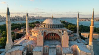 Erdogan Janji Turki Akan Lindungi Warisan Budaya Hagia Sophia