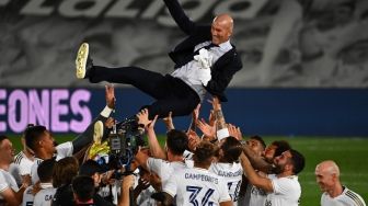 Real Madrid Juara Liga Spanyol, Zidane: Salah Satu Hari Terbaik bagi Saya