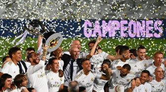 2 Gol Karim Benzema Antar Real Madrid Juara La Liga 2020