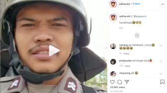 Viral Polisi Berbicara Bahasa Thailand, Netizen: Ketawanya Nular