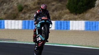 Raih Pole Position MotoGP Jerez 2020, Begini Reaksi Quartararo