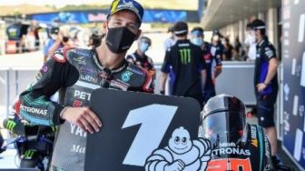 Fabio Quartararo Start Terdepan di MotoGP Spanyol, Rossi 11