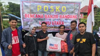 BRI Bangun Posko dan Salurkan Bantuan untuk Korban Banjir Masamba