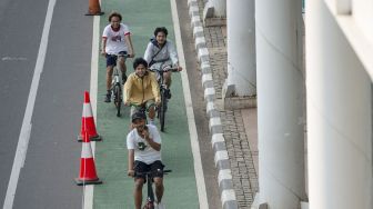 Sepekan PPKM di Jakarta, Jumlah Pesepeda Naik 4 Persen