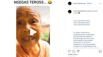 Ngulek Sambil Ngegas, Viral Video Nenek Bikin Kaget Saat Ditanya Cucunya